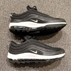 Nike Air Max 97 G Black golf shoes like-new sz 12